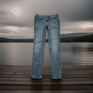 Rock & Republic Berlin Skinny Jeans 6 (29x30) Blue Denim Stretch Casual Womens